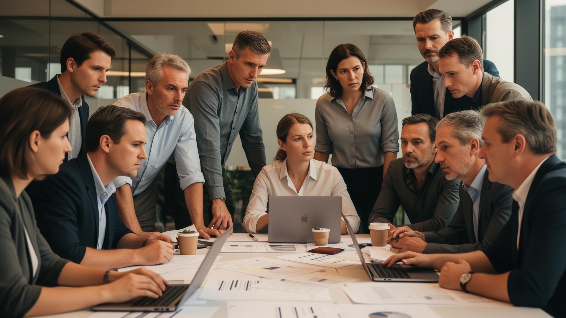 Equipo de trabajo colaborando